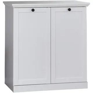 trendteam Baxter 81 x 88 x 41 cm weiß / weiß matt