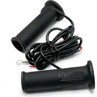 Koso Heizgriffe HG-17 22mm 7/8 Zoll + 25,4mm 1 Zoll L 120mm mit integriertem Schalter schwarz