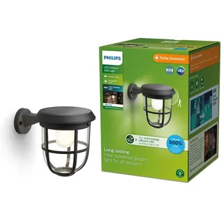 Philips Solarleuchte Kunststoff 19,2 cm inkl. Bewegungsmelder schwarz
