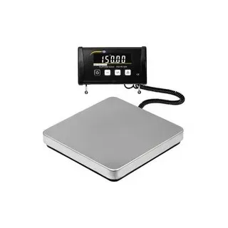PCE Instruments Plattformwaage PCE-PB 150N bis 150 kg |Ablesbarkeit 50 g |USB |PEAK |Hold |Netz- &