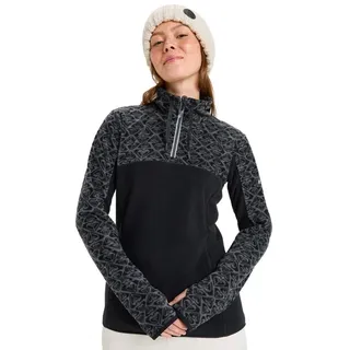 Roxy Fleece Sweatshirt Roxygram Tonal Schwarz M