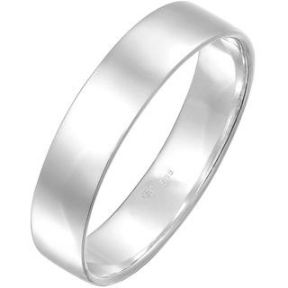 Elli PREMIUM Bandring Trauring Basic 585 Weißgold Ringe Damen