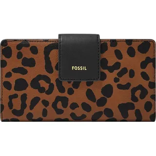 Fossil Logan Tab Clutch Leopard