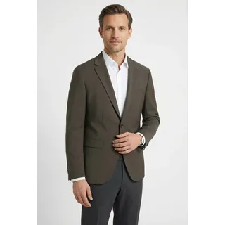 Baukastensakko CINQUE "CIMONOPOLI-S", Herren, Gr. 50, braun, Web, Obermaterial: 53% Polyester, 43% Schurwolle, 4% Elasthan, unifarben, schmal, Sakkos Baukastensakko, schmal geschnitten, elastischer Schurwoll-Mix