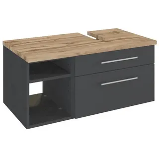 Held Waschtischunterschrank 90 x 41 x 47 cm Grau