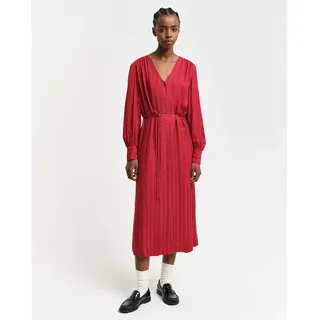 GANT Midikleid Gestreift Rot 36