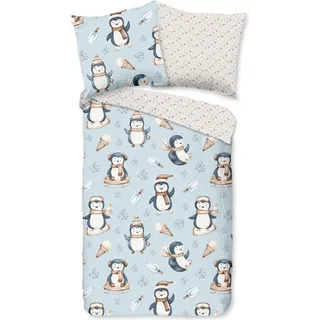 Duvet cover Good Morning 135x200 + 1* 80x80 cm - penguins - Bunt