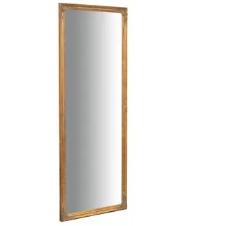 Biscottini Vintage Wandspiegel 142,5 x 5,5 x 52 cm | Antiker Shabby Spiegel | Langer Wandspiegel für Schlafzimmer, Wohnzimmer oder Bad