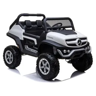Kinderfahrzeug Mercedes Unimog Weiß