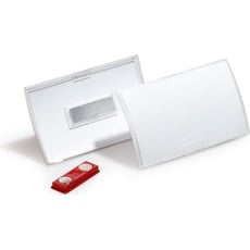 Bild Click Fold Namensschild mit Magnet, transparent, 90x54mm, 10er-Pack (821519)
