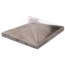 Bild Alberts Pfostenkappe für Vierkantmetallpfosten | zum Anschweißen | Stahl | 100 x 100 mm | 10er Set