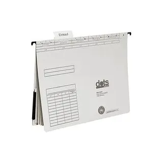 dots Personalhefter Karton lichtgrau DIN A4 4x kaufmännische Heftung, 5 St.