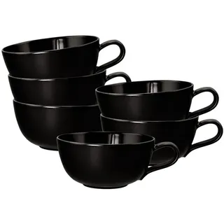 SELTMANN WEIDEN Liberty Velvet Black Espressotasse 100 ml Schwarz 6 St.