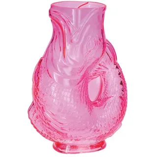 Fischvase Jacquard Gift-Company pink, 24x16.5x10 cm