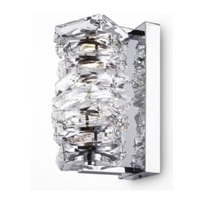 LED Wandleuchte Coil in Transparent und Silber 6W 300lm