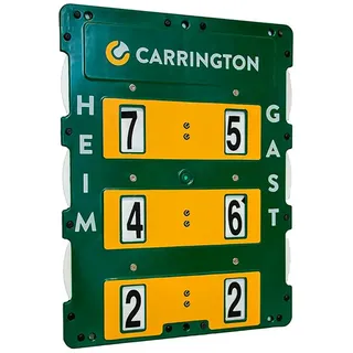 Carrington Tennisplatz-anzeigetafel Deutsch - Black / Orange - 60 x 46 cm