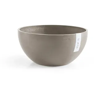 Ecopots Brussels Ø 25 x 12 cm Beige