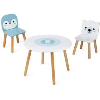 Janod Kindersitzgruppe Arktis 3-tlg. weiß