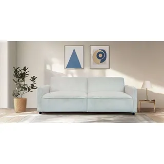 dorel home »Allie Curved Schlafsofa 209 cm« Bettfunktion (110/190), verstellbare Rückenlehne, Cord u. Velours,