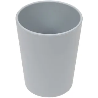 LÄSSIG Kinder Becher Trinkbecher Tasse Kindergeschirr ohne Melamin, BPA-frei, aus Biokomposit/Mug Geo, grey-blue
