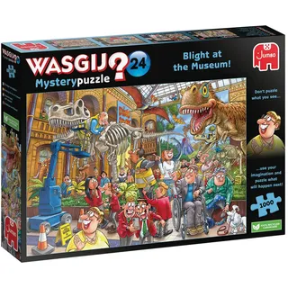 JUMBO Spiele Jumbo Wasgij Mystery 24, Blight at the Museum, 1000 Teile