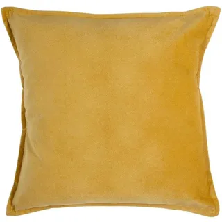 Atmosphera Createur d ́interieur Zierkissen 45/45 cm , Gelb , Textil , 45x45 cm , Heimtextilien, Wohntextilien, Kissen, Zierkissen