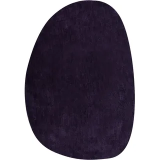 TOM TAILOR HOME Hochflor-Teppich »Shaggy Teppich Cozy« oval 25 mm Höhe Uni Farben, auch in Pastell Farben, weich & kuschelig, lila