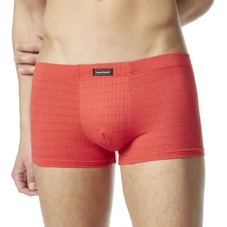 Hipster BRUNO BANANI "CHECK LINE 2.0", Herren, Gr. 7 (XL), rot karo, Obermaterial: 90% Polyamid, 10% Elasthan, Unterhosen Hipster