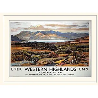 National Railway Museum Western Highlands '2' montiert Drucken,30 x 40 cm