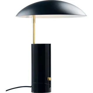 dftp MADEMOISELLES Tischlampe Marmor Weiß GU10 mit Kabelschalter 32x32x41,7cm - Weiß
