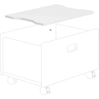 Paidi Regalelement »Deckel« Abdeckung für Rollbox, weiß