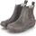 kaki Yggdrasil Schlupfstiefel Leder Damen in grün
