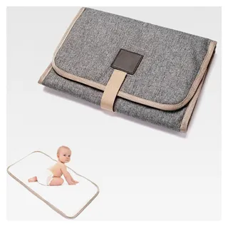 Wickelunterlage für Babys, Tragbare Wickelunterlage für Unterwegs, Atmungsaktive und Waschbare Wickel-Decke für Säuglinge und Kleinkinder, Wiederverwendbar