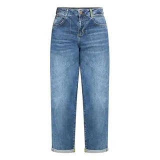 Cartoon Used Look-Jeans Mid Waist Blau 44