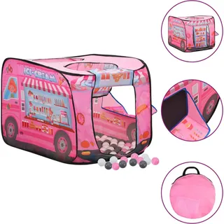 Kinder-Spielzelt mit 250 Bällen Rosa 70x112x70 cm - Rosa, Bunt