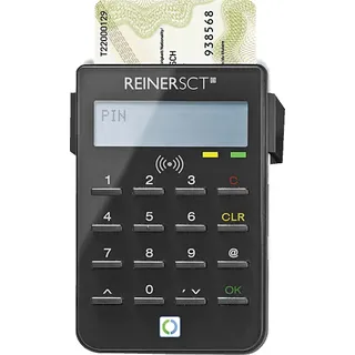 Reiner SCT ReinerSCT cyberJack RFID (USB), Speicherkartenlesegerät, Schwarz