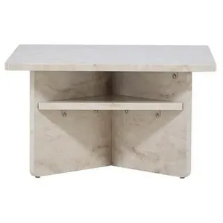 venture home Couchtisch Ålesund Beige Holzwerkstoff 75 x 42 x 75 cm