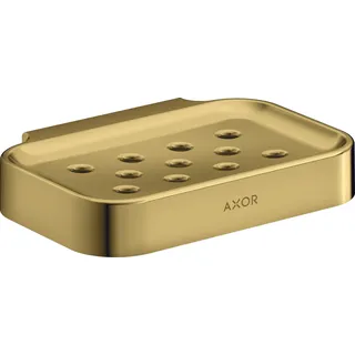 hansgrohe AXOR UNIVERSAL Circular Seifenschale, 42805990, Farbe: Polished Gold Optic