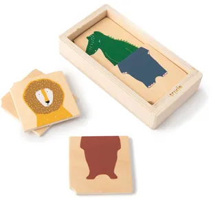 Trixie Holz Tiere Puzzle Combo - Lernspielzeug für Kinder