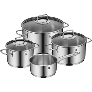 WMF Astoria Topf-Set 4-tlg. 2 x hoher Kochtopf + 1 x niedriger Kochtopf + Stielkasserolle