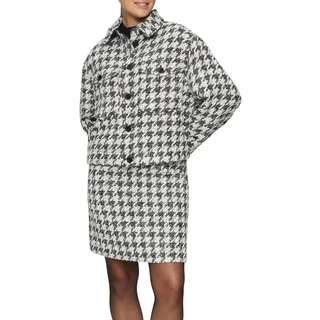 s.Oliver Damen Indoor-Jacke – Bouclé, kariert, Relaxed Fit