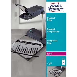 Avery Zweckform Laserfolien 3552 glatt, 100 St.
