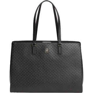 Tommy Hilfiger TH Daily Tote Mono Kunstleder Black