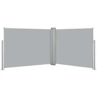 vidaXL Ausziehbare Seitenmarkise Anthrazit 140 x 1000 cm - Grau