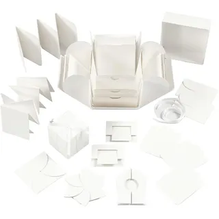 Creativ Company Explosionsbox Größe 7 x 7 x 7,5 cm beige