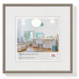 walther design Bilderrahmen New Lifestyle grau 30x30 cm 2er Set