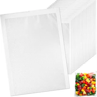 ORION Vakuumbeutel für Lebensmittel 25 x 15 cm 20 Stück Nylon 142265 - Transparent
