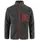 Fleecejacke Dark Grey/Maroon 2XL