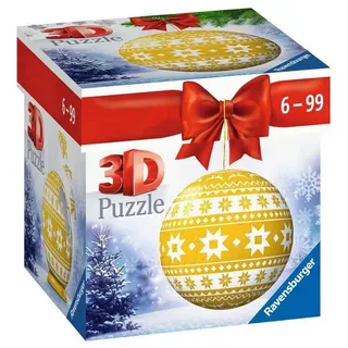 Ravensburger 3D Puzzle-Ball Weihnachtskugel Norweger Muster 11269