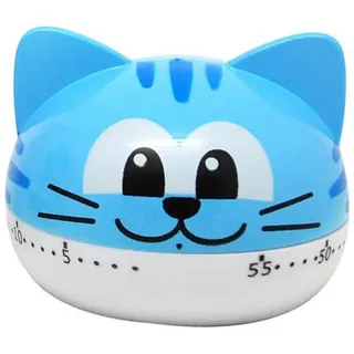 Belons Katze Kätzchen Mechanischer Küche-Timer 55 Minuten Countdown Zeitmesser Kurzzeitwecker Manueller Zeitgeber Erinnerung Alarm Eieruhr